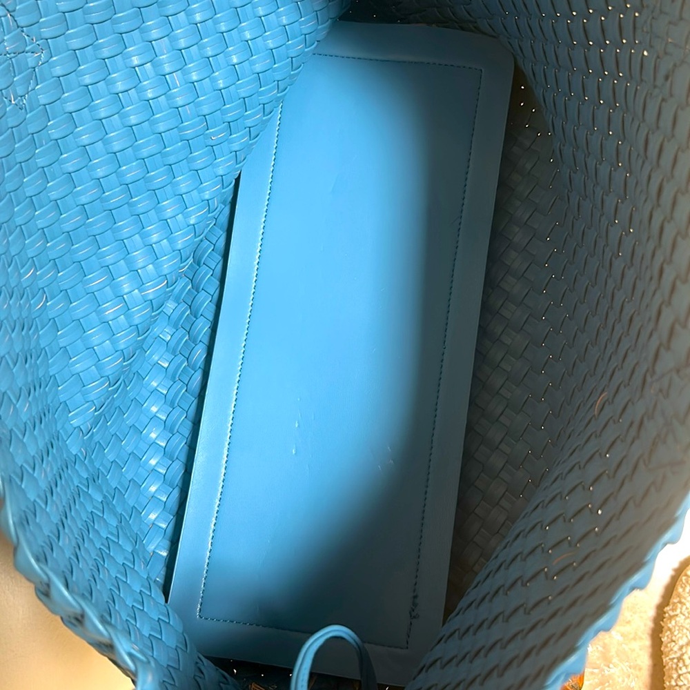 Urban Expressions Blue Tote Bag - Picture 5 of 6